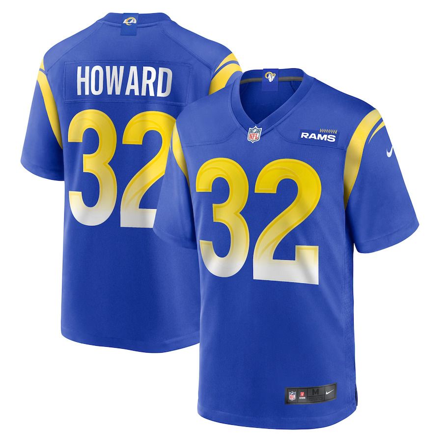 Men Los Angeles Rams #32 Travin Howard Nike Royal Game Player NFL Jersey